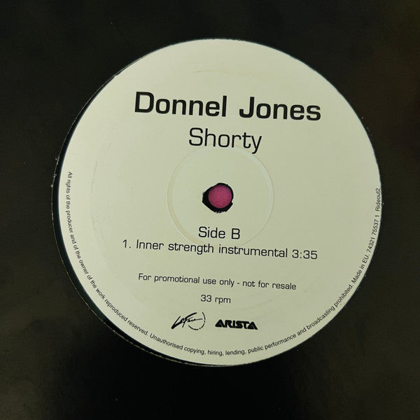 Donell Jones : Shorty (12", Promo)