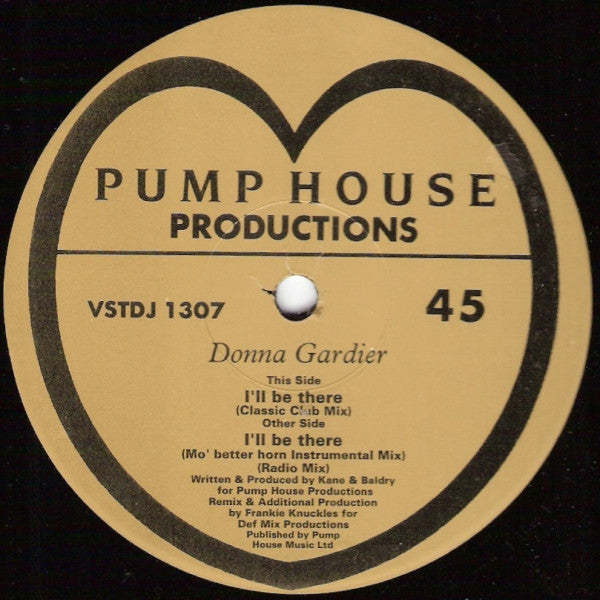 Donna Gardier : I'll Be There (12", Promo)