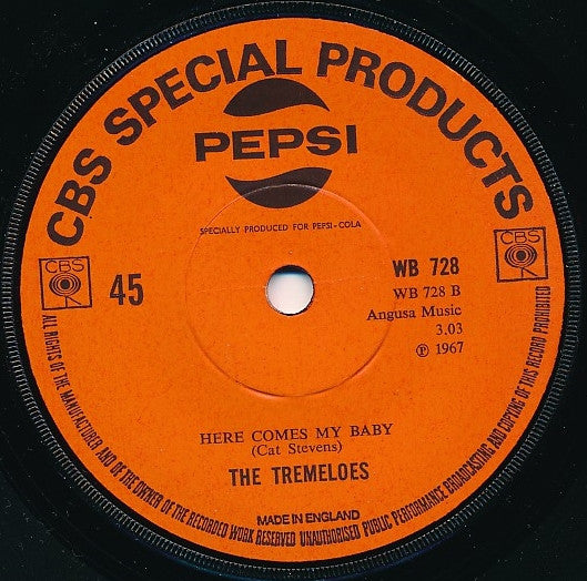 Simon & Garfunkel / The Tremeloes : The 59th Street Bridge Song (Feelin' Groovy) / Here Comes My Baby (7", Single, Promo)