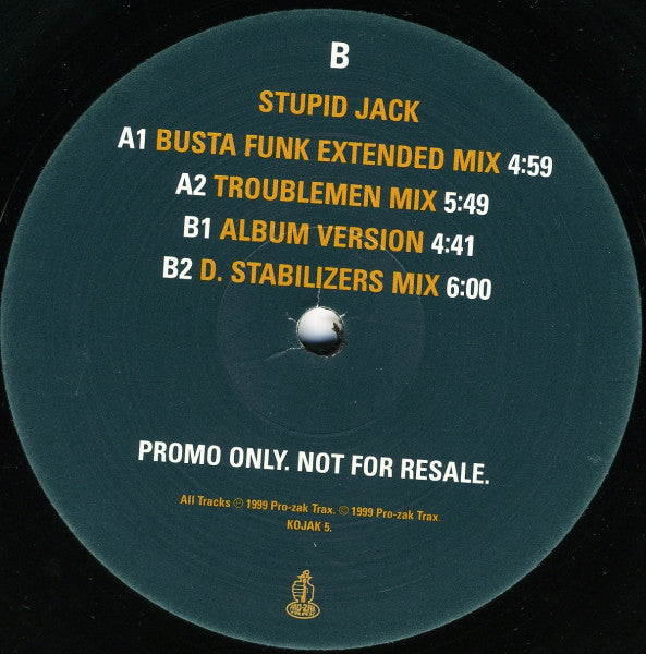 Kojak : Stupid Jack (12", Promo)