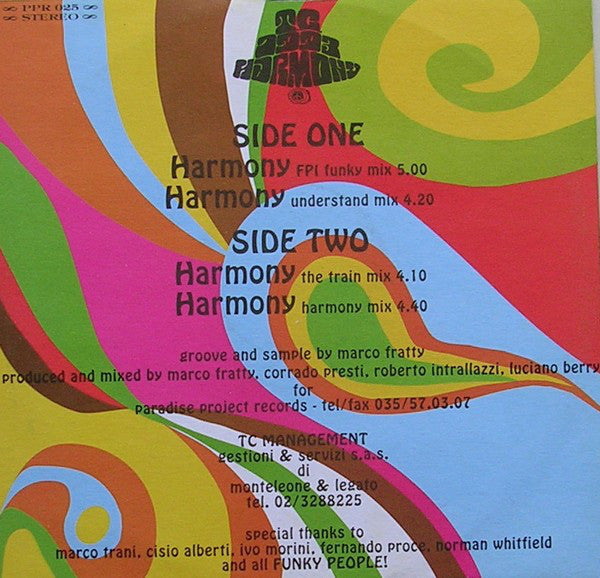 TC 1993* : Harmony (12", RP)