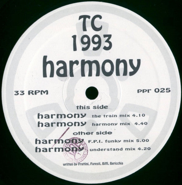 TC 1993* : Harmony (12", RP)