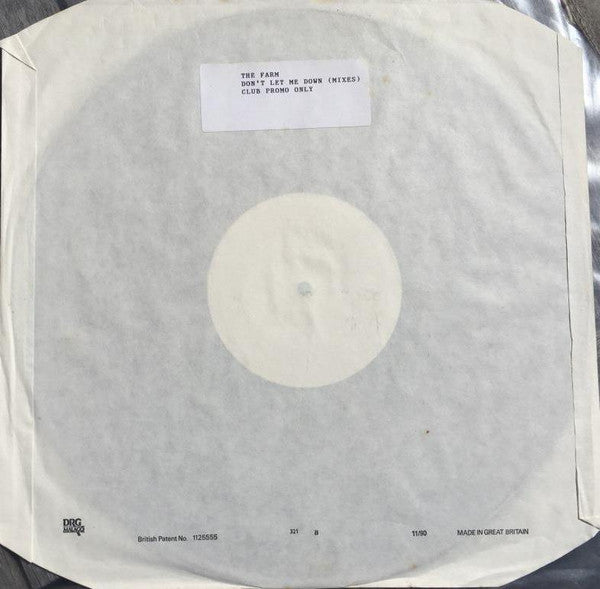 The Farm : Don't Let Me Down (12", W/Lbl)