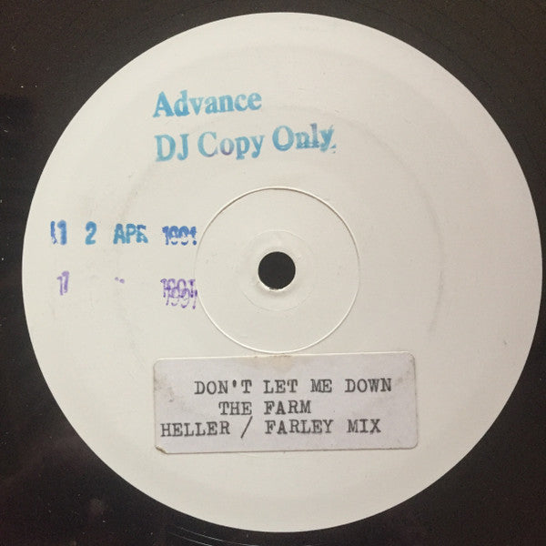 The Farm : Don't Let Me Down (12", W/Lbl)