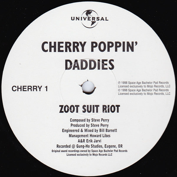 Cherry Poppin' Daddies : Zoot Suit Riot (12", S/Sided, Single, Promo)