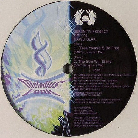 Serenity Project : (Free Yourself) Be Free (12")