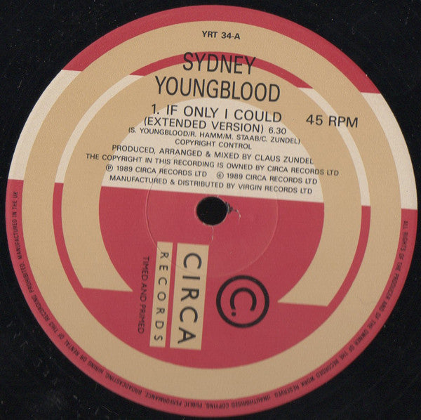 Sydney Youngblood : If Only I Could (12", Single)