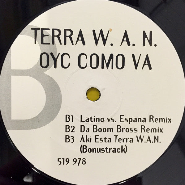 Terra W.A.N. : Oye Como Va (12", Promo)