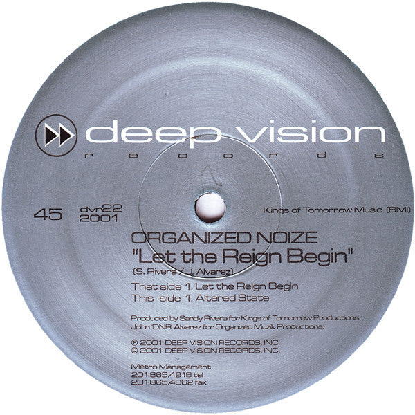 Organized Noize (2) : Let The Reign Begin (12")