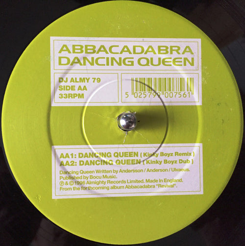 Abbacadabra : Dancing Queen (12", Promo)