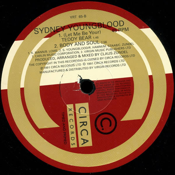 Sydney Youngblood : Hooked On You (12")