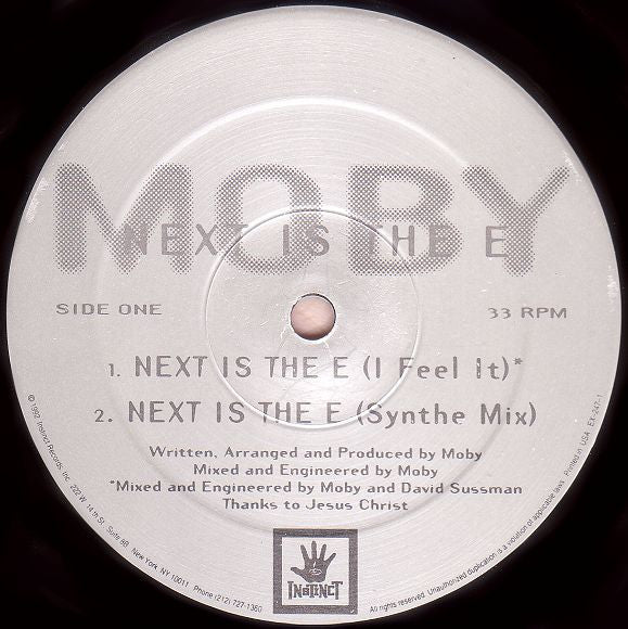 Moby : Next Is The E (12")