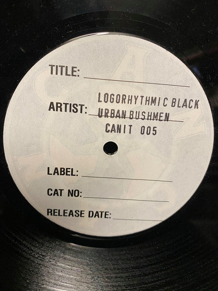 Urban Bushmen : Logorhythmic Black (12", S/Sided, Promo)