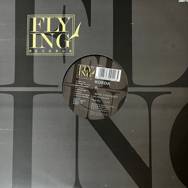 Korda : Move Your Body (To The Sound) (12")