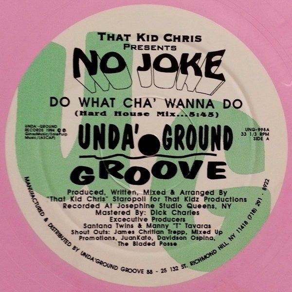 That Kid Chris Presents No Joke (3) : Do What Cho Wanna Do (10", Pin)