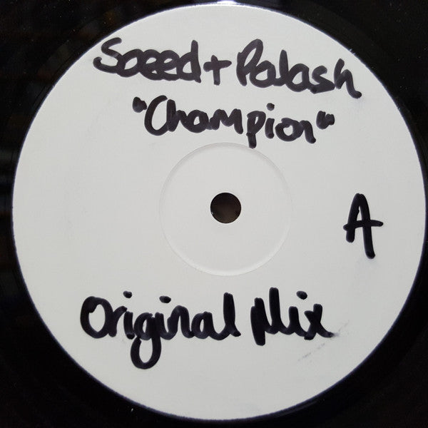 Saeed & Palash : Champion (12", W/Lbl)