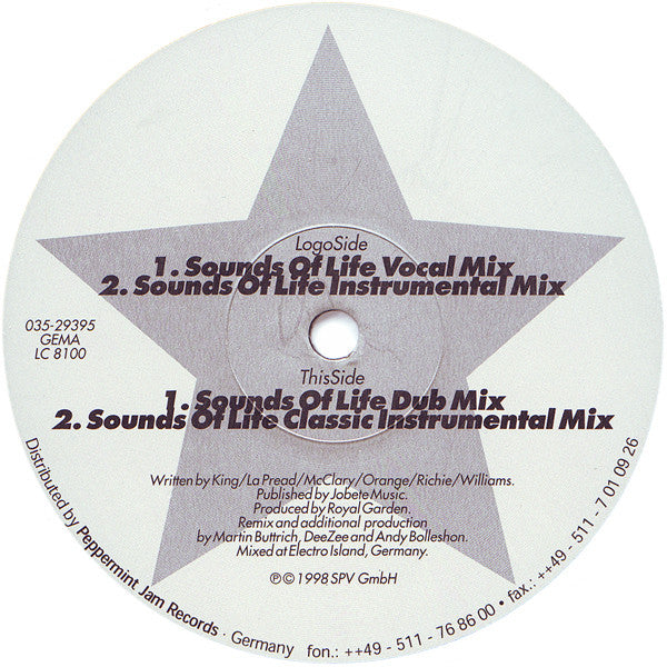 Spice : Brickhouse (Remixes By Sounds Of Life) (12")