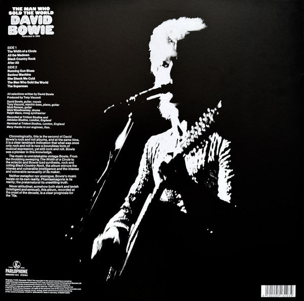 David Bowie : The Man Who Sold The World (LP, Album, Pic, RE)
