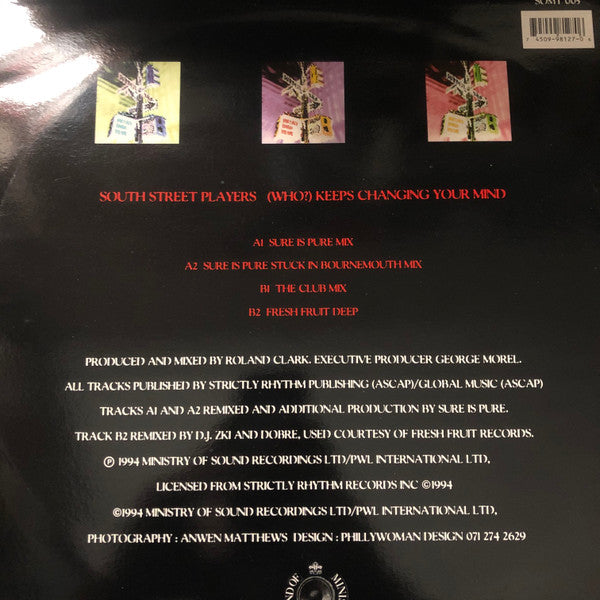 South Street Players* : (Who?) Keeps Changing Your Mind (12")