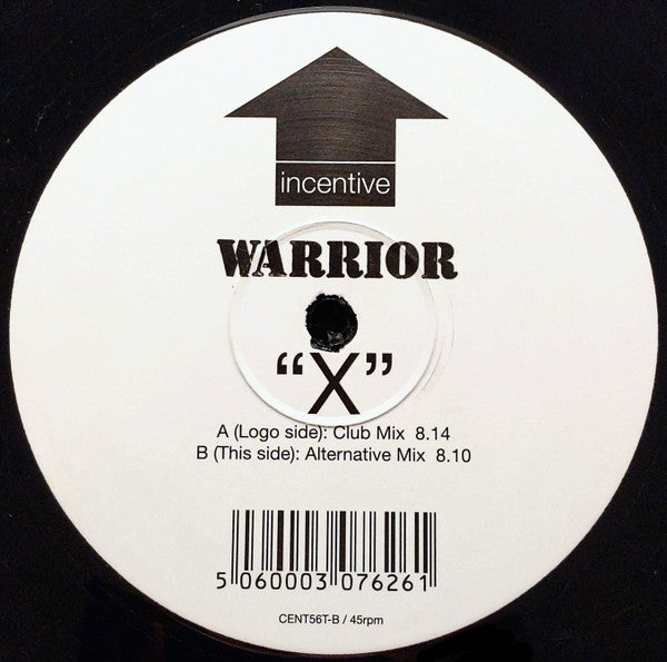 Warrior : X (12", Ltd)