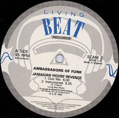 Ambassadors Of Funk : Jamaican House Revenge (12")