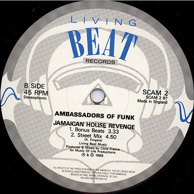 Ambassadors Of Funk : Jamaican House Revenge (12")