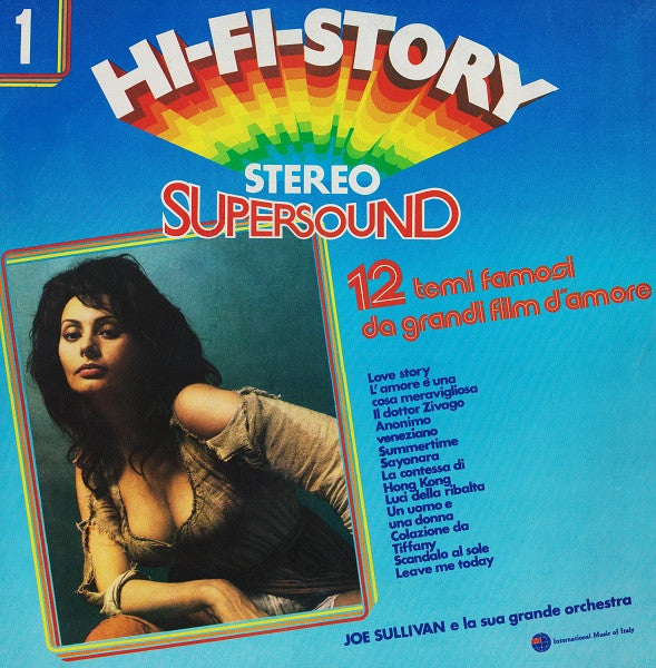 Joe Sullivan E La Sua Grande Orchestra : 12 Temi Famosi Da Grandi Film D'Amore (LP)