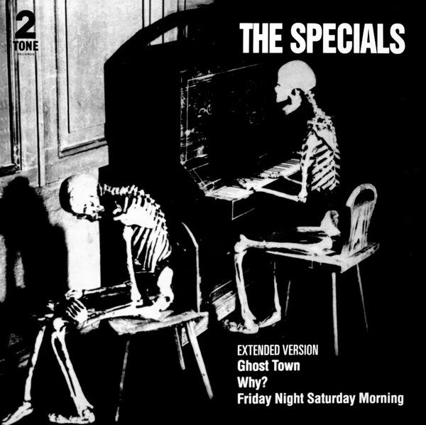 The Specials : Ghost Town / Why? / Friday Night, Saturday Morning (12", Single, Ltd, Hal)