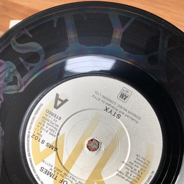 Styx : The Best Of Times (7", Single, Etch)