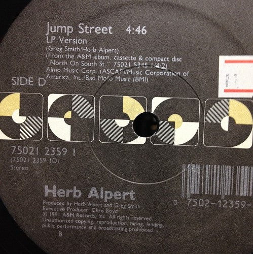 Herb Alpert : Jump Street (12")