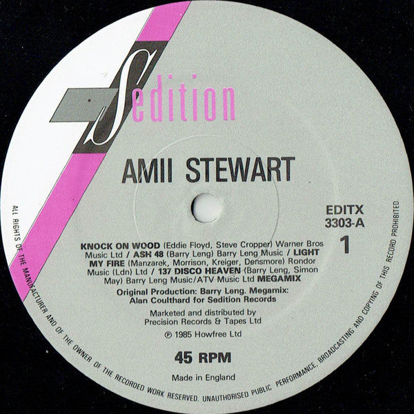 Amii Stewart : Megamix (12", Single)