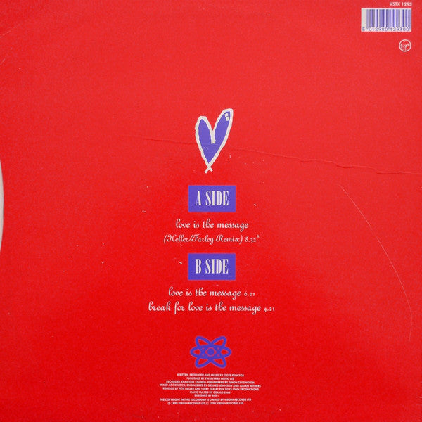 Better Days : Love Is The Message (Heller / Farley Remix) (12")