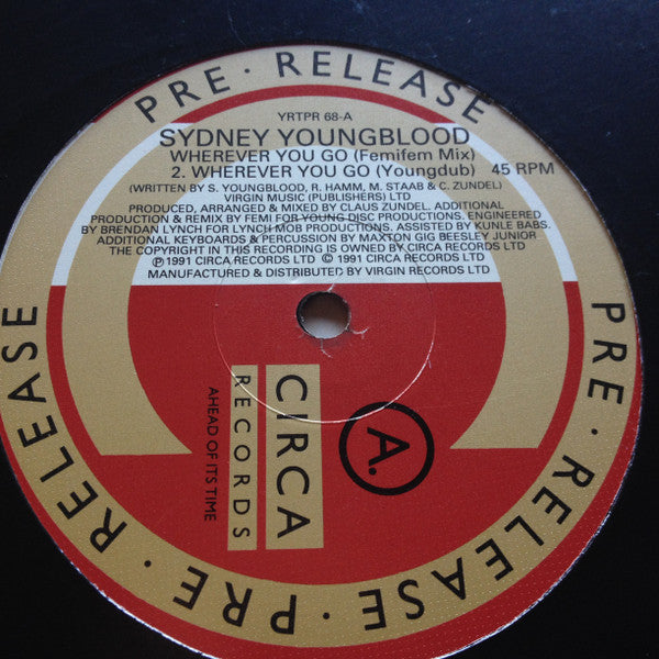 Sydney Youngblood : Wherever You Go (12")