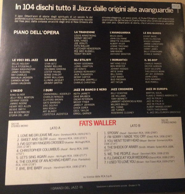 Fats Waller : Fats Waller (LP, Comp)