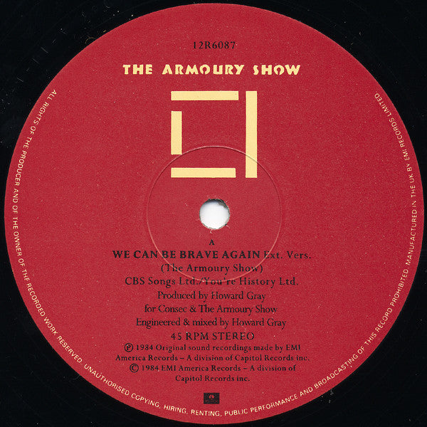 The Armoury Show : We Can Be Brave Again (Extended Version) (12", Single)