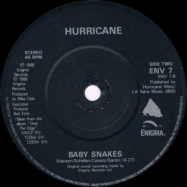 Hurricane (9) : I'm On To You (7")