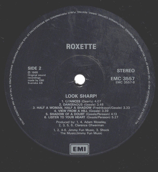 Roxette : Look Sharp! (LP, Album)