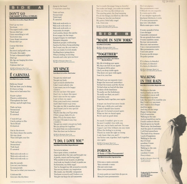 Tania Maria : Made In New York (LP, Album)