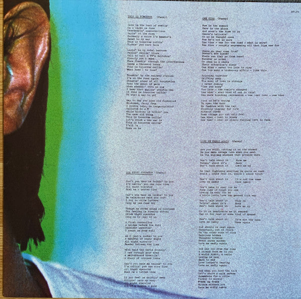 Bryan Ferry : In Your Mind (LP, Album, RE, 180)