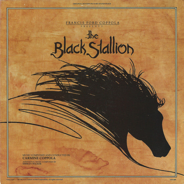 Carmine Coppola, Shirley Walker : The Black Stallion (Original Motion Picture Soundtrack) (LP)