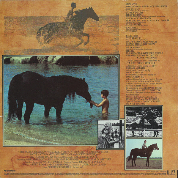 Carmine Coppola, Shirley Walker : The Black Stallion (Original Motion Picture Soundtrack) (LP)