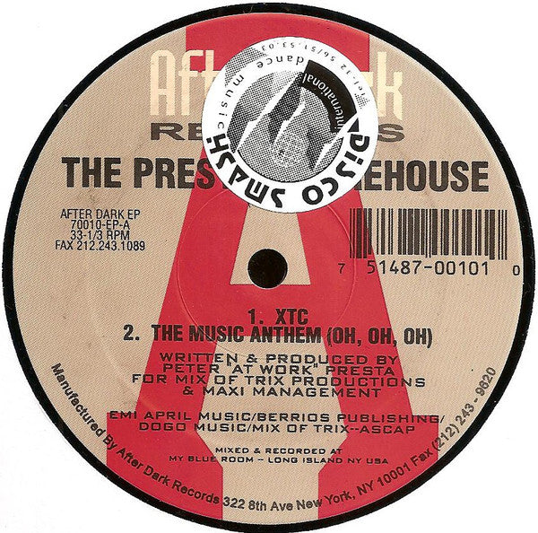 Peter Presta : The Presta Whorehouse (12")