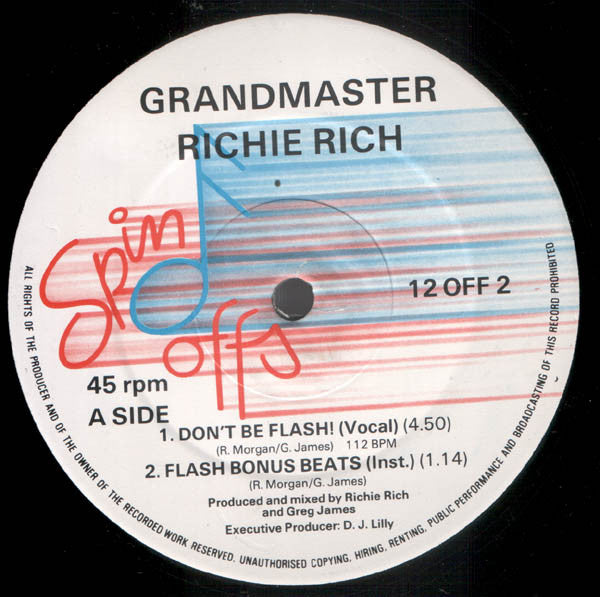 Richie Rich : Don't Be Flash (12")