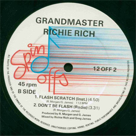 Richie Rich : Don't Be Flash (12")