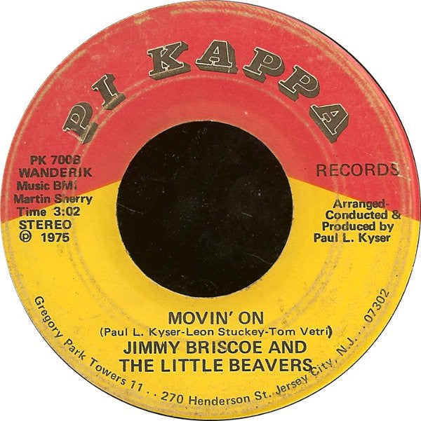 Jimmy Briscoe And The Beavers : I'll Care For You (7")