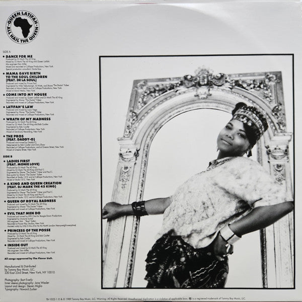 Queen Latifah : All Hail The Queen (LP, Album, Ltd, RE, Red)
