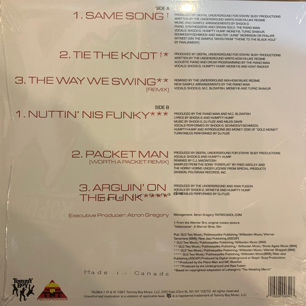 Digital Underground : This Is An E.P. Release (12", EP, RE)