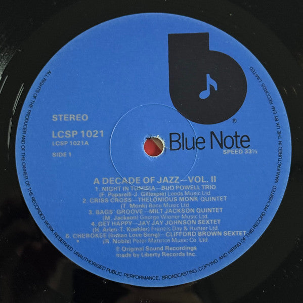 Various : A Decade Of Jazz Volume Two (1949-1959) (2xLP, Comp, RE)