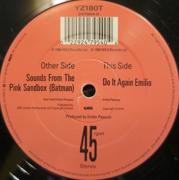 Emilio Pasquez : Emilio Pasquez Presents Batman (12", Dam)