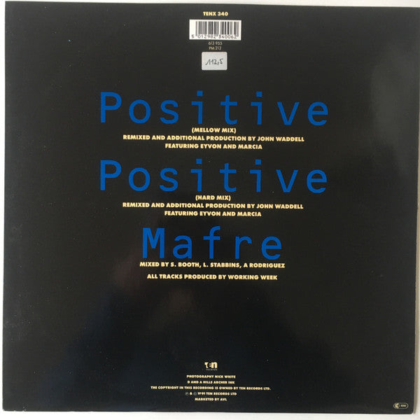 Working Week : Positive (12")